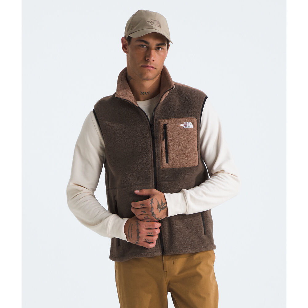 The North Face Yumiori Fleece Vest (Men's) - Smokey Brown/Latte - Find Your Feet Australia Hobart Launceston Tasmania