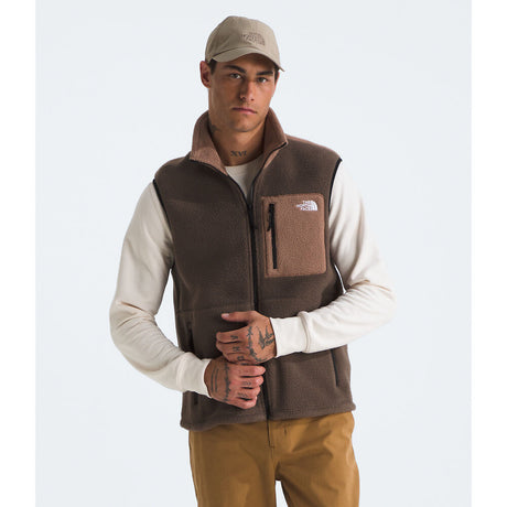 The North Face Yumiori Fleece Vest (Men's) - Smokey Brown/Latte - Find Your Feet Australia Hobart Launceston Tasmania