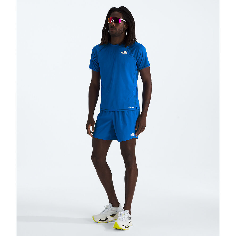 The North Face Sunriser Short-Sleeve (Men's) - Hero Blue - Find Your Feet Australia Hobart Launceston Tasmania