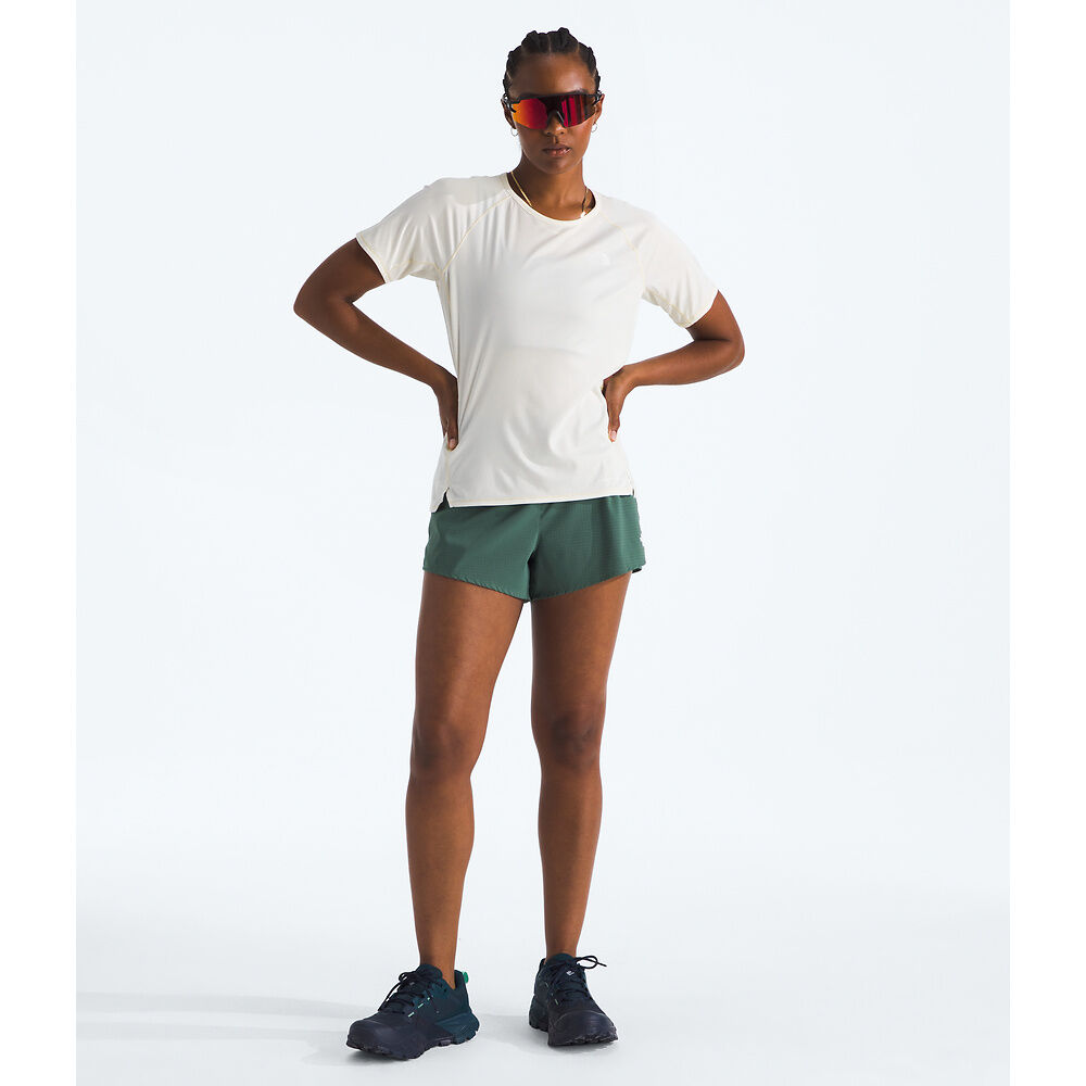 The North Face Sunriser Short-Sleeve Tee (Women's) - White Dune - Find Your Feet Australia Hobart Launceston Tasmania
