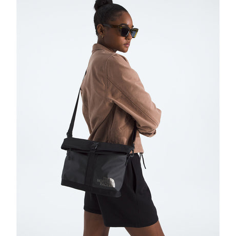 The North Face Base Camp Shoulder Bag - TNF Black/Asphalt Grey/Smoked Pearl - Find Your Feet Australia Hobart Launceston Tasmania