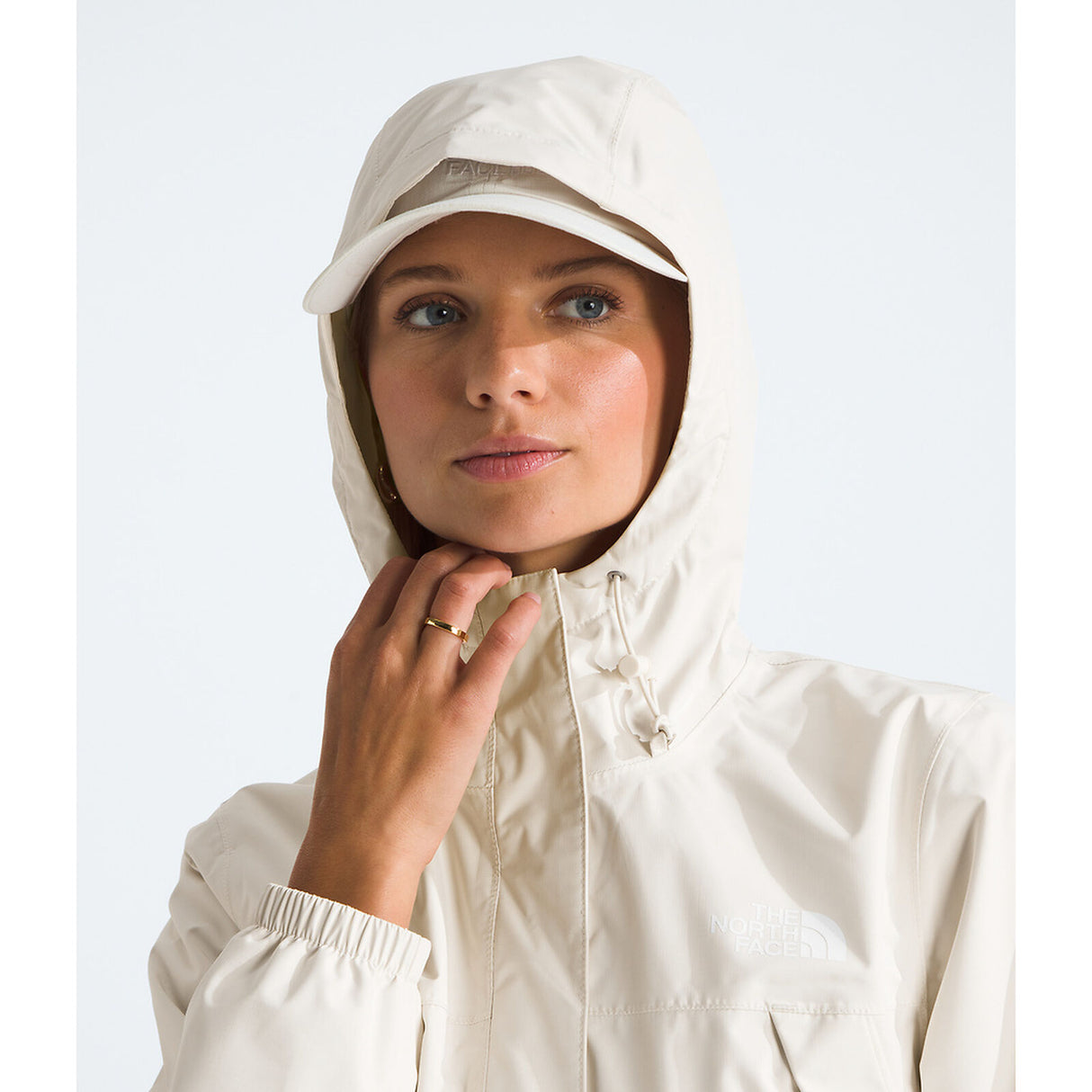 The North Face Antora Rain Jacket (Women's) - White Dune