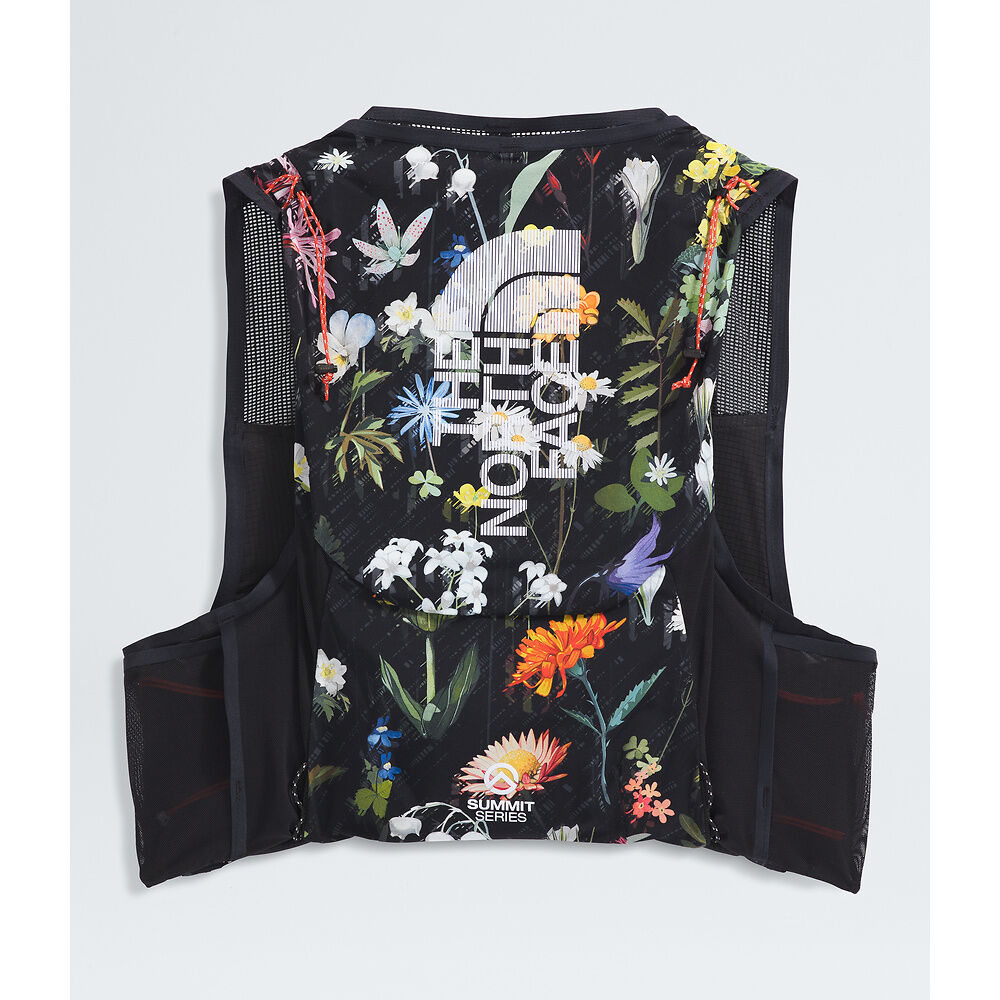 The North Face Summit Series Run Vest 10 (Unisex) - TNF Black Alpine Floral Print - Find Your Feet Australia Hobart Launceston Tasmania