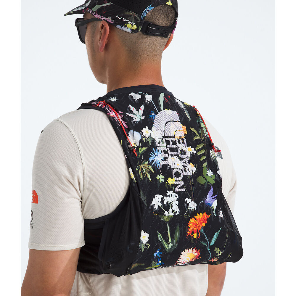 The North Face Summit Series Run Vest 10 (Unisex) - TNF Black Alpine Floral Print - Find Your Feet Australia Hobart Launceston Tasmania