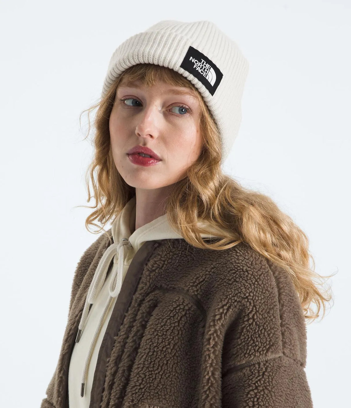 The North Face Salty Lined Beanie - White Dune