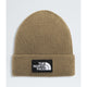 The North Face TNF Logo Box Cuffed Beanie - Cedar