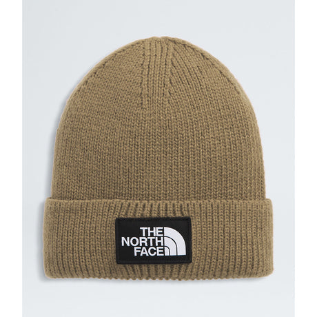 The North Face TNF Logo Box Cuffed Beanie - Cedar