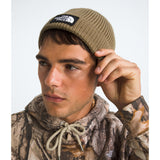 The North Face TNF Logo Box Cuffed Beanie - Cedar