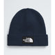 The North Face TNF Logo Box Cuffed Beanie - Summit Navy