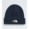 The North Face TNF Logo Box Cuffed Beanie - Summit Navy