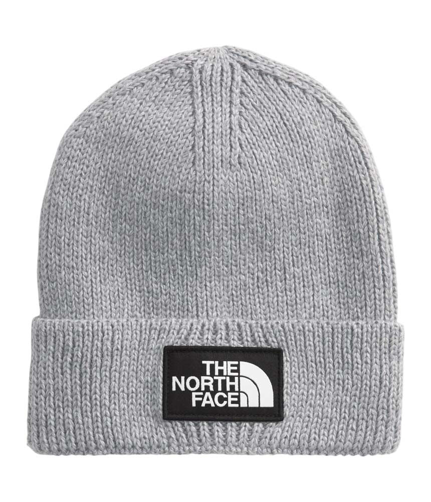 The North Face TNF™ Logo Box Cuffed Beanie - TNF Medium Grey Heather