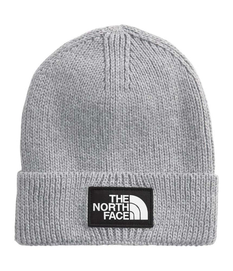 The North Face TNF™ Logo Box Cuffed Beanie - TNF Medium Grey Heather