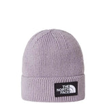 The North Face TNF Logo Box Cuffed Beanie - Transcendent Grey