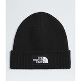 The North Face TNF Logo Box Cuffed Beanie - TNF Black