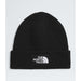 The North Face TNF Logo Box Cuffed Beanie - TNF Black