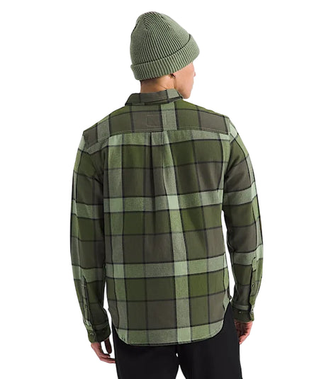 The North Face Arroyo Flannel Shirt (Men's) - New Taupe Green Macro Small Plaid