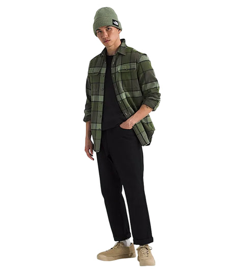 The North Face Arroyo Flannel Shirt (Men's) - New Taupe Green Macro Small Plaid