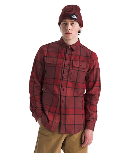 The North Face Arroyo Flannel Shirt (Men's) - Sumac Macro Small Plaid
