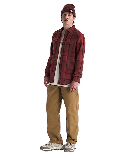 The North Face Arroyo Flannel Shirt (Men's) - Sumac Macro Small Plaid