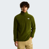 The North Face Glacier Fleece 1/4 Zip Jacket (Men's) - Woodland Green