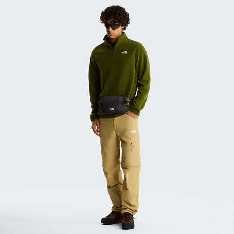 The North Face Glacier Fleece 1/4 Zip Jacket (Men's) - Woodland Green