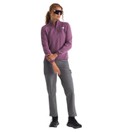 The North Face Cedar Trail Grid Fleece 1/4 Zip Jacket (Women's) - Chroma Purple