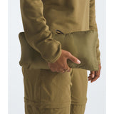 Person wearing a green jacket and pants with a white background - The North Face Terra Peak Hooded Jacket (Women's) - Cedar