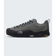 Brown leather shoe on a white background - The North Face Verto Approach Shoes (Unisex) - Smoked Pearl/TNF Black