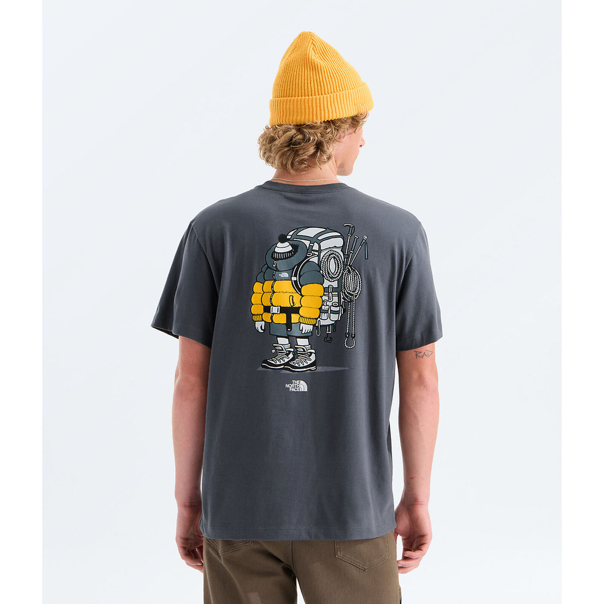 - The North Face Gear Up Get Out Relaxed Short-Sleeve Tee-Graphic (Unisex) - Anthracite Grey