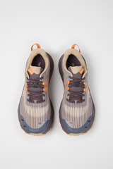 Pair of gray and orange athletic shoes on a white background - NNormal Cadí Shoes (Women's) - Beige
