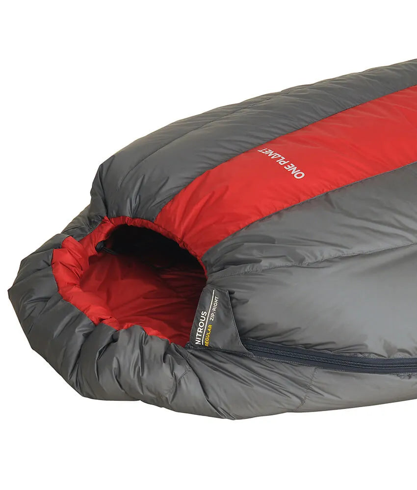 One Planet Nitrous - -3°C - Grey/Red - Find Your Feet Australia Hobart Launceston Tasmania