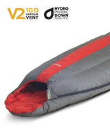 One Planet Nitrous - -3°C - Grey/Red - Find Your Feet Australia Hobart Launceston Tasmania