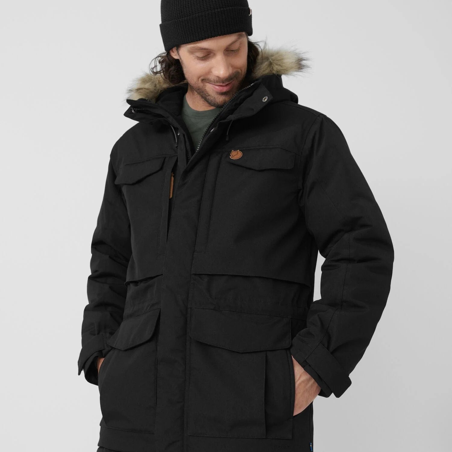 Fjällräven Nuuk Parka (Men's) - Black