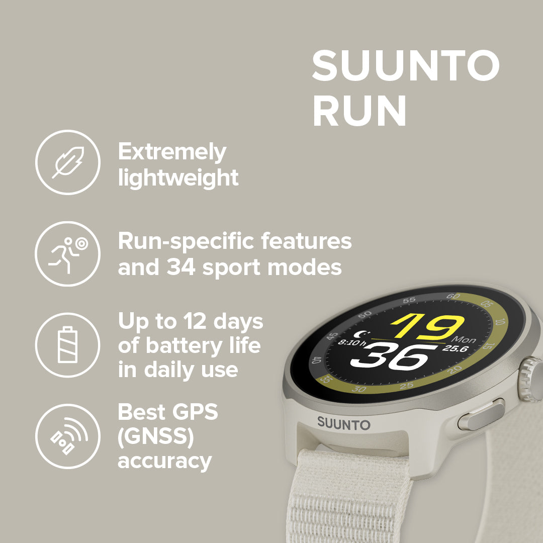 Suunto Run - Frost Gray - Frost Grey - Find Your Feet Australia Hobart Launceston Tasmania