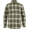 Fjällräven Övik Lite Flannel Shirt (Men's) - Laurel Green/Chalk White