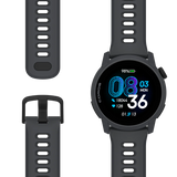 COROS Pace 4 GPS Sports Watch - Black - Silicon Band