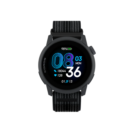 COROS Pace 4 GPS Sports Watch - Black - Nylon Band