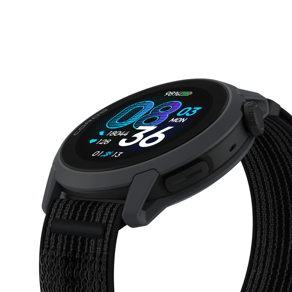 COROS Pace 4 GPS Sports Watch - Black - Nylon Band