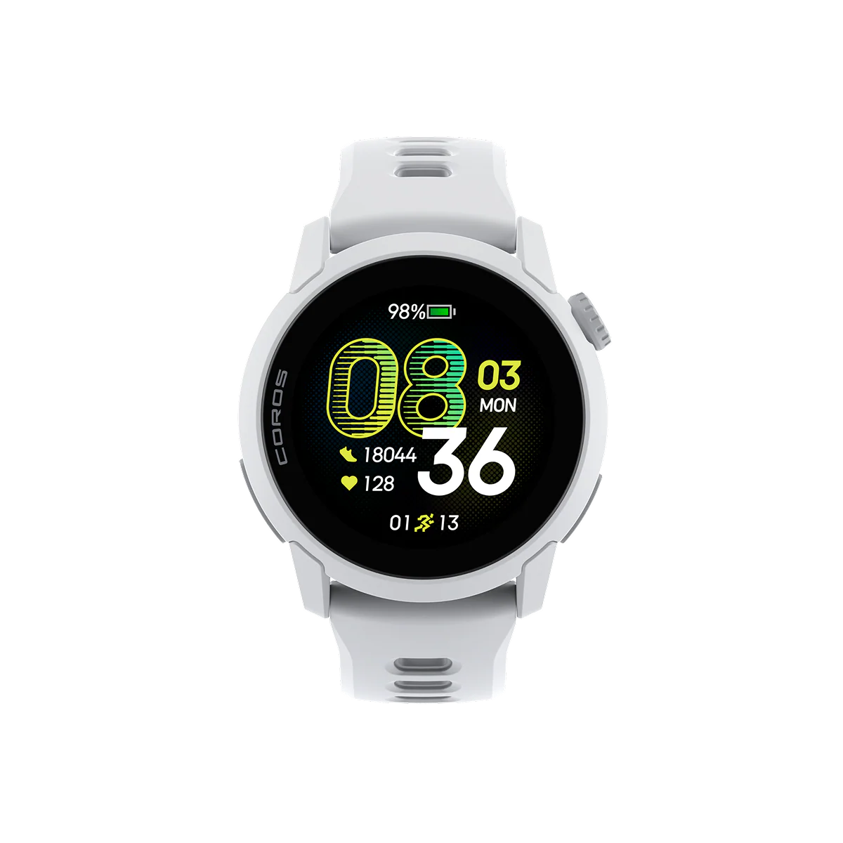 COROS Pace 4 GPS Sports Watch - White - Silicon Band