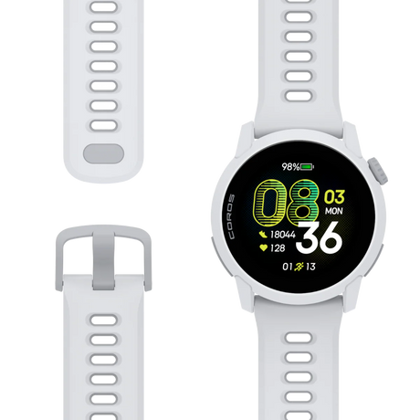 COROS Pace 4 GPS Sports Watch - White - Silicon Band