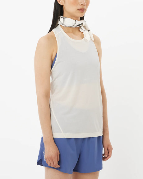 Salomon Shakeout Core Tank (Women's) - Whisper White