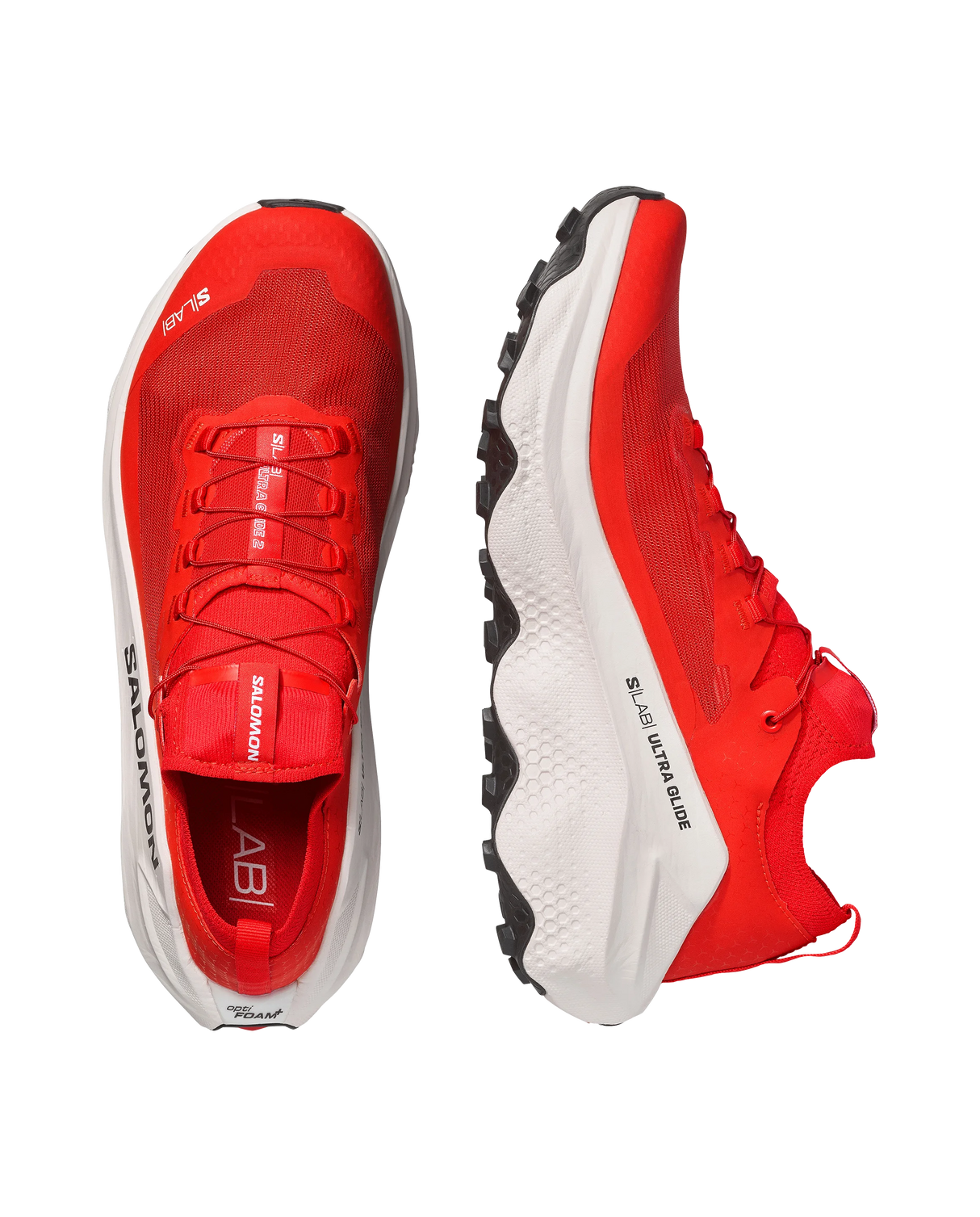 Salomon S/LAB Ultra Glide 2 Shoes (Unisex) - Fiery Red/Fiery Red/Vanilla Ice