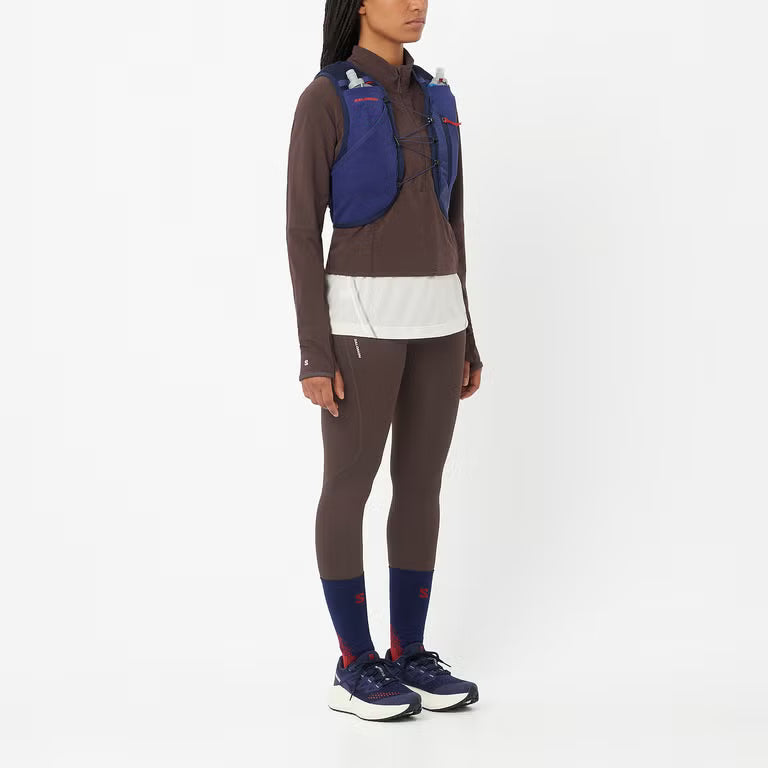 Salomon Sense Aero Hybrid Half Zip Pullover (Women's) - Coffee Bean - Find Your Feet Australia Hobart Launceston Tasmania