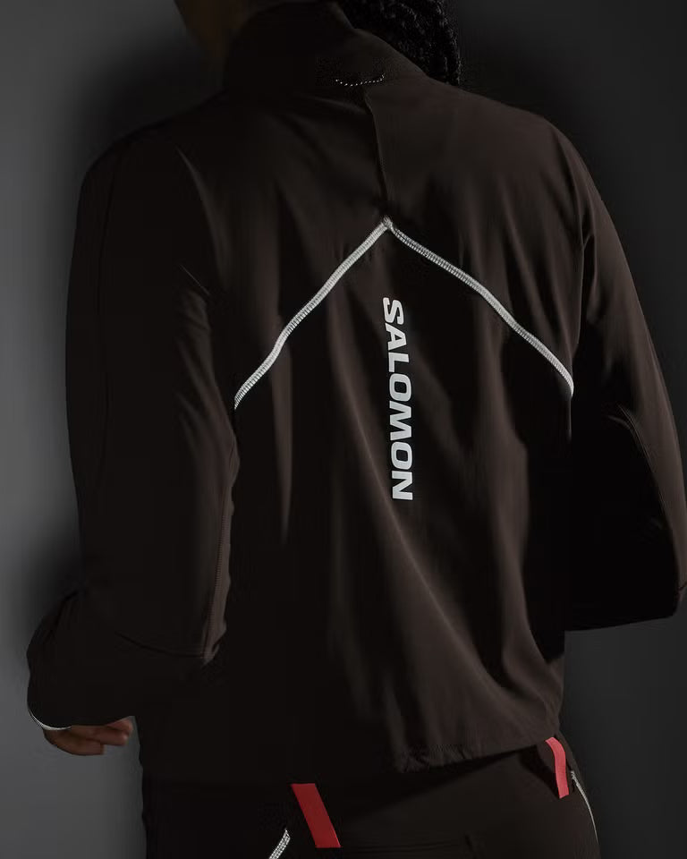 Salomon Sense Aero Hybrid Half Zip Pullover (Women's) - Coffee Bean - Find Your Feet Australia Hobart Launceston Tasmania