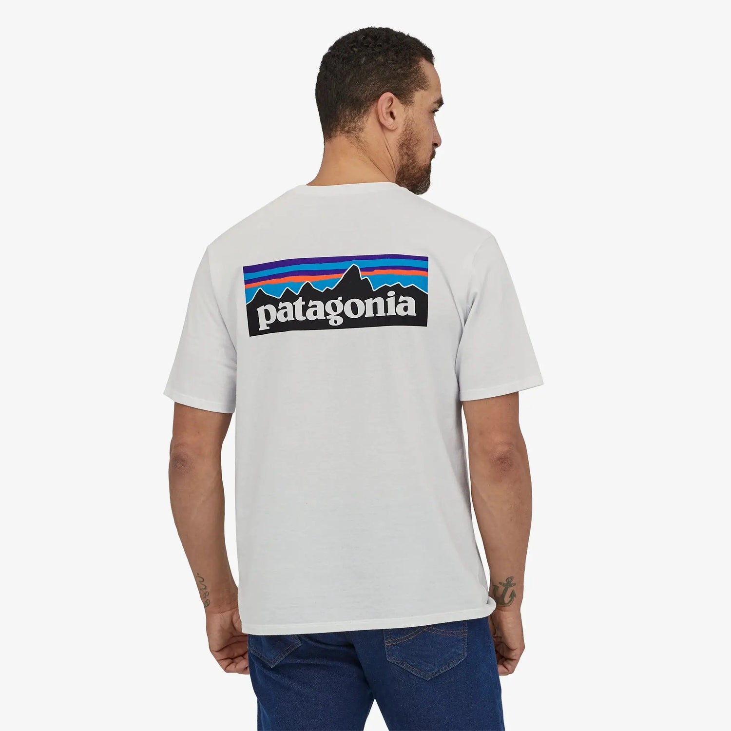 Patagonia P-6 Logo Responsibili-Tee (Men's) - White