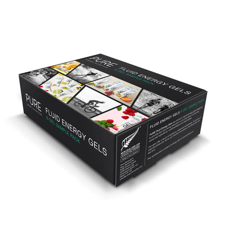 Pure Fluid Energy Gels - 50g x 8-Gel Sample Pack Pure Sports Nutrition