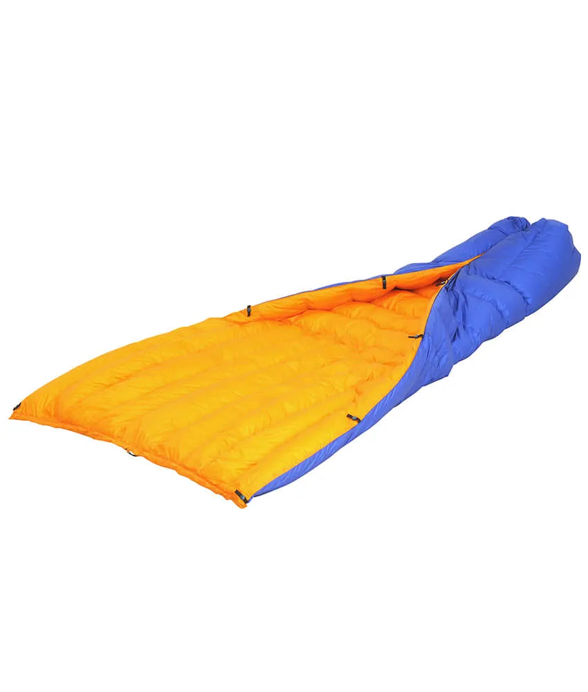 One Planet Quest Pro Quilt - -3°C - Blue/Mango - Find Your Feet Australia Hobart Launceston Tasmania