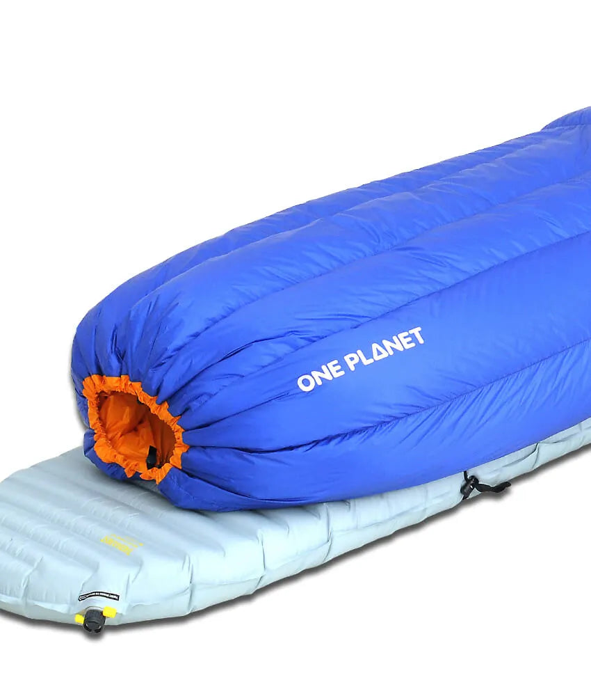 One Planet Quest Pro Quilt - -3°C - Blue/Mango - Find Your Feet Australia Hobart Launceston Tasmania