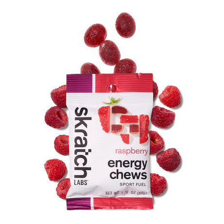 Skratch Labs Energy Chews Sport Fuel - 50g - Raspberry - Find Your Feet Australia Hobart Launceston Tasmania
