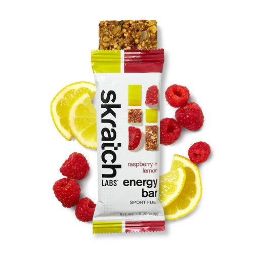 Skratch Labs Energy Bars Sports Fuel - 50g - Raspberry + Lemon - Find Your Feet Australia Hobart Launceston Tasmania